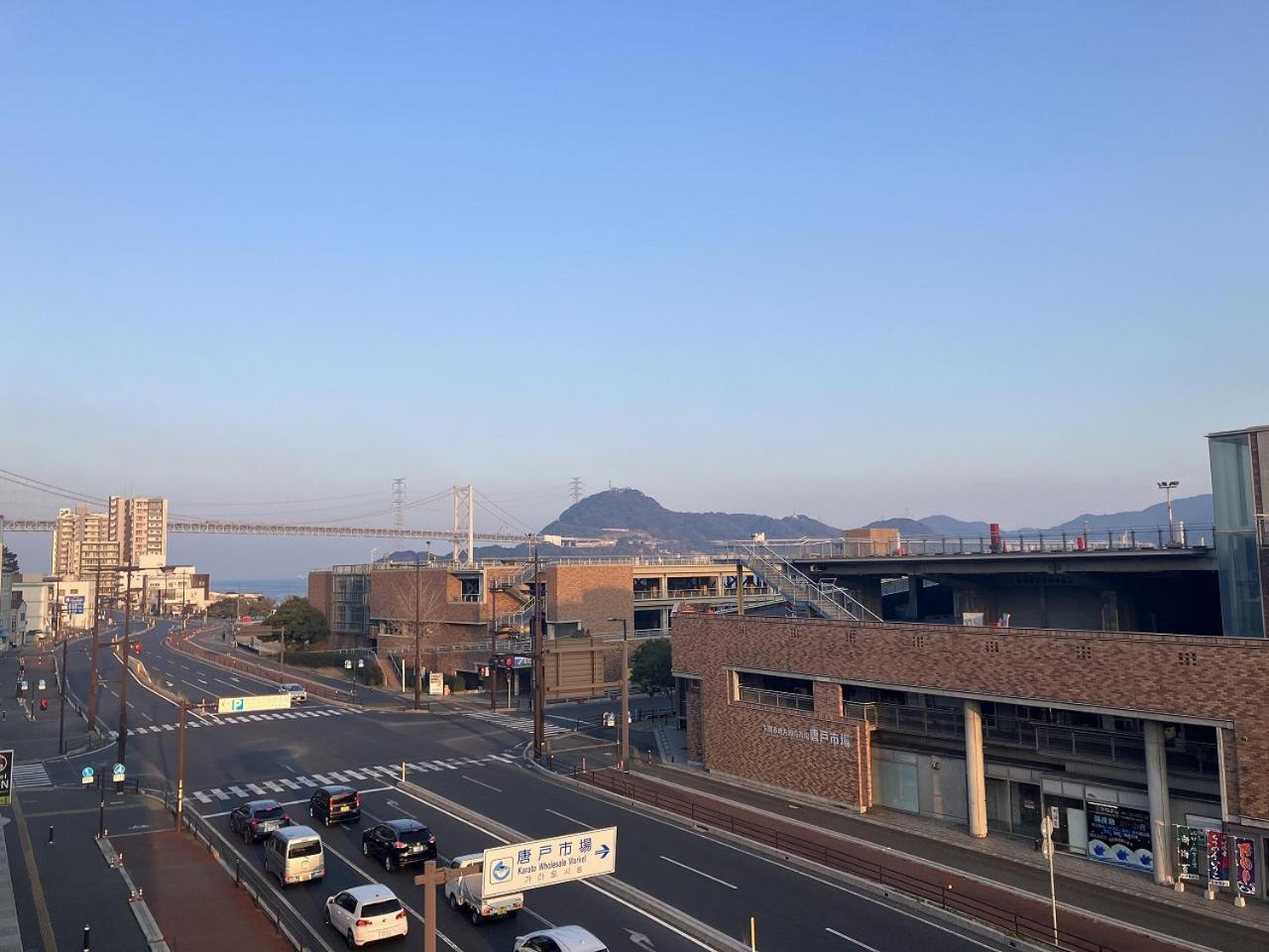 Sky Heart Hotel Shimonoseki Bagian luar foto